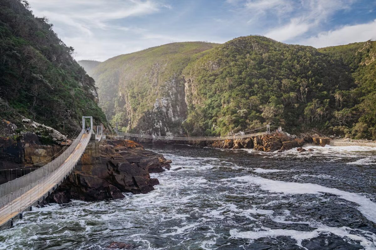 storms river on the Garden Route in South Africa